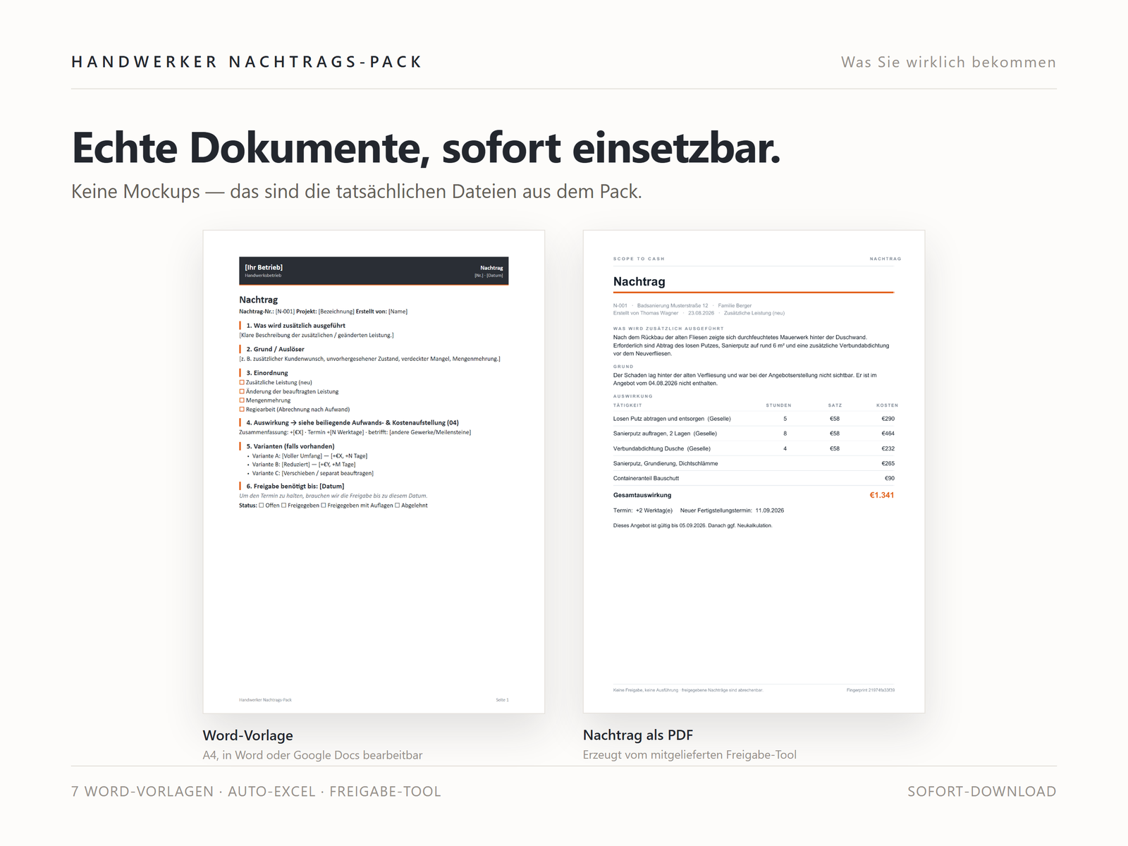 Vorschau der enthaltenen Dokumente